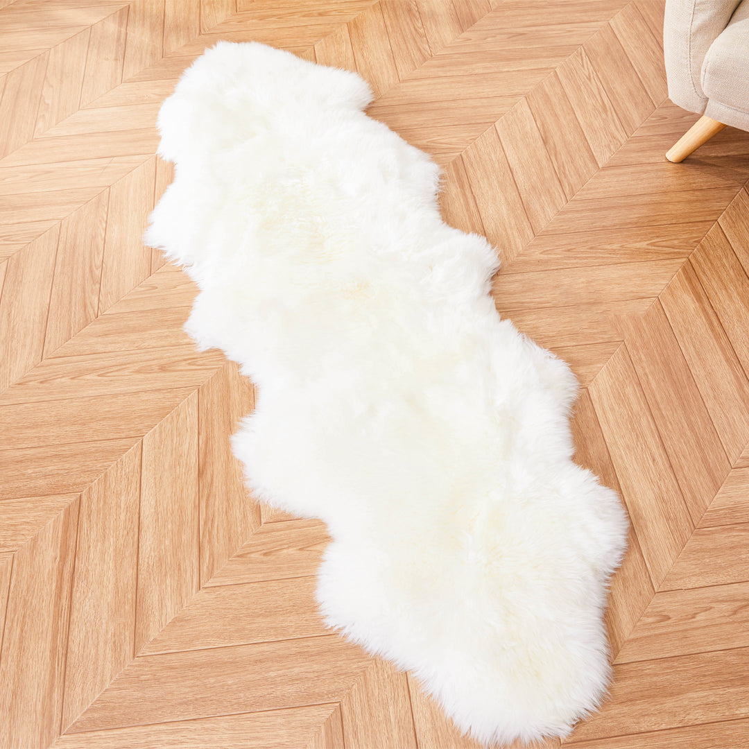 AusGolden™ Visby Premium Australian Sheepskin Long Wool Rug