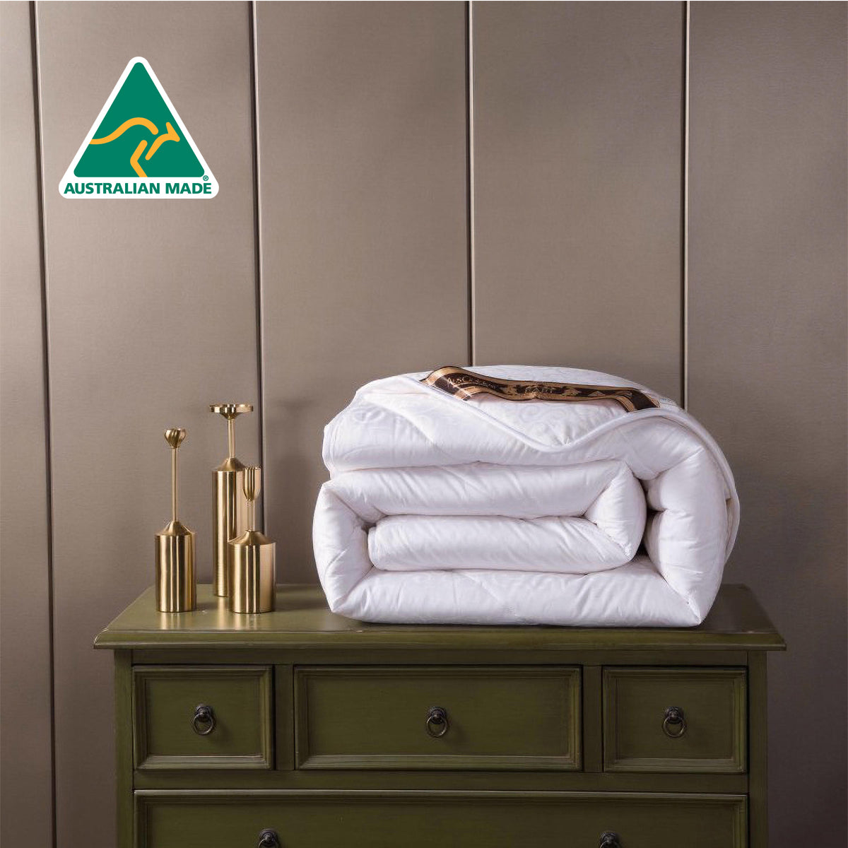 AusGolden™ Baron Australian All Seasons Wool Quilt 350GSM