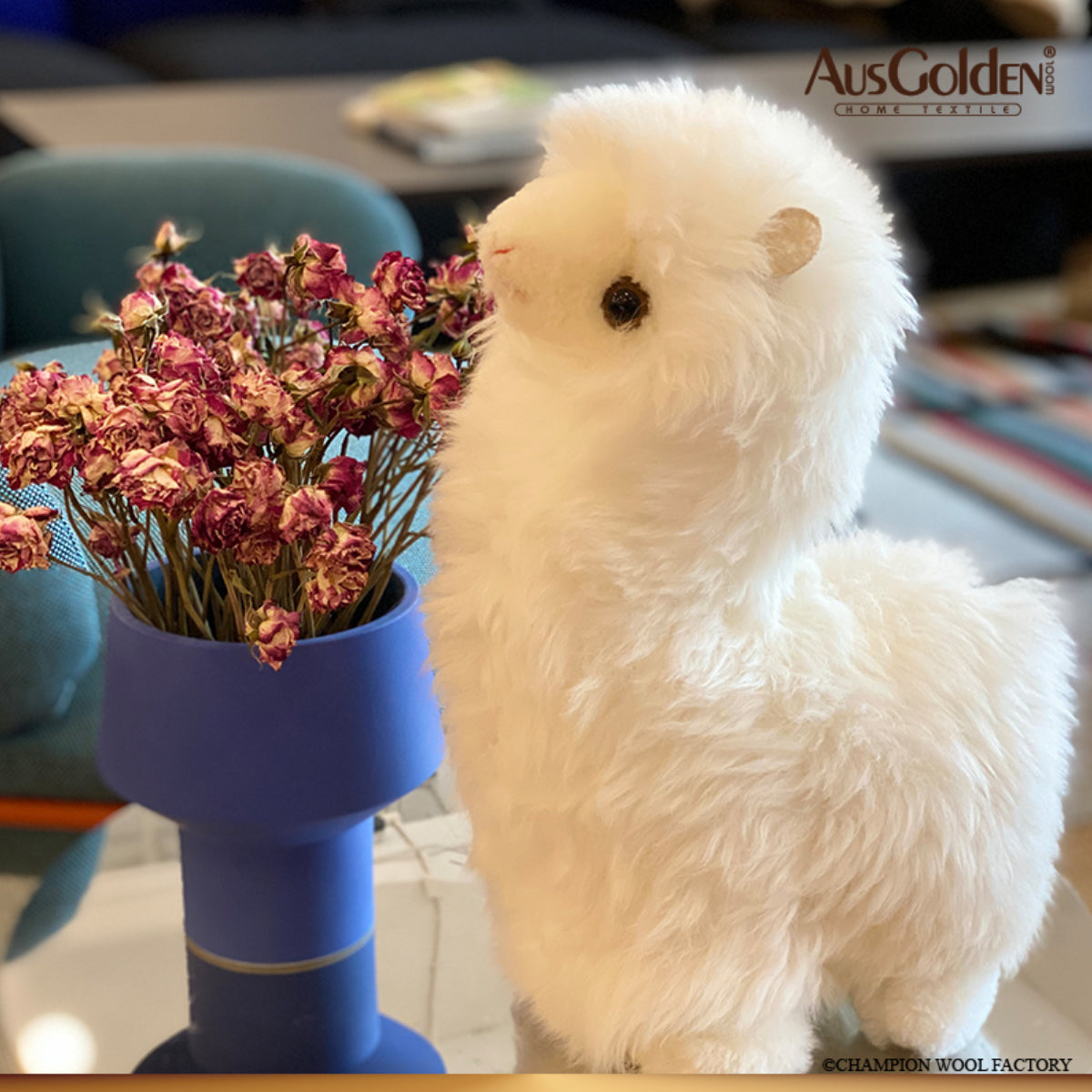 AusGolden™ Suri Alpaca Australian Pure Wool Pal Doll